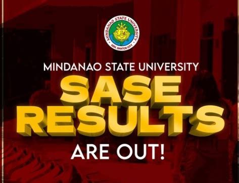 mindanao state university sase result 2024|𝐒𝐀𝐒𝐄 𝐑𝐄𝐒𝐔𝐋𝐓𝐒 𝐀𝐑𝐄 .